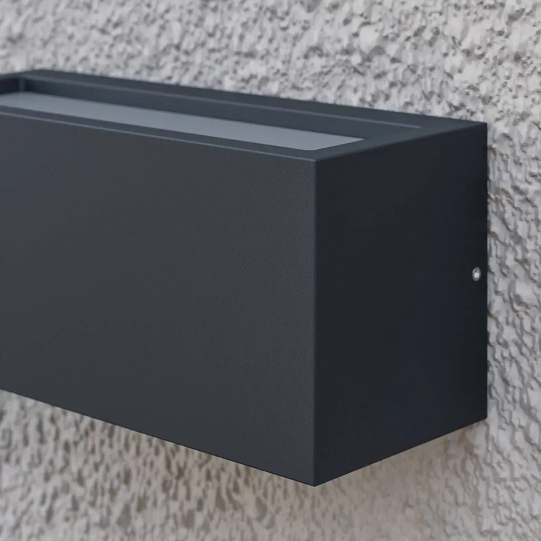 Lucande Wandlamp Buiten 1 Licht E27 - Antraciet