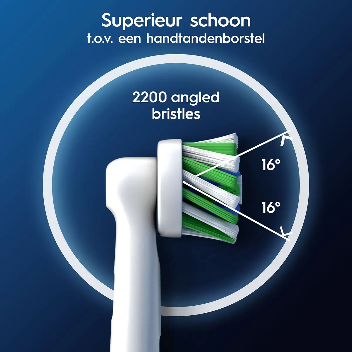 Oral-B Pro Cross Action Opzetborstels - 6 Stuks