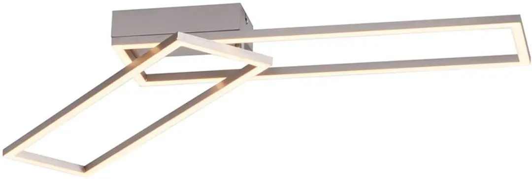 Just Light Plafondlamp 2x15.1W 1900lm 3000K - Zilver