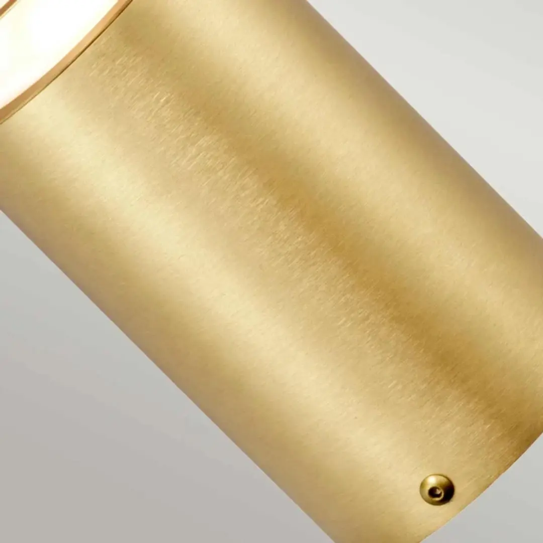 Elstead Lighting Newbrighton Mini LED Tuinpilaar - 40W - Brushed Brass