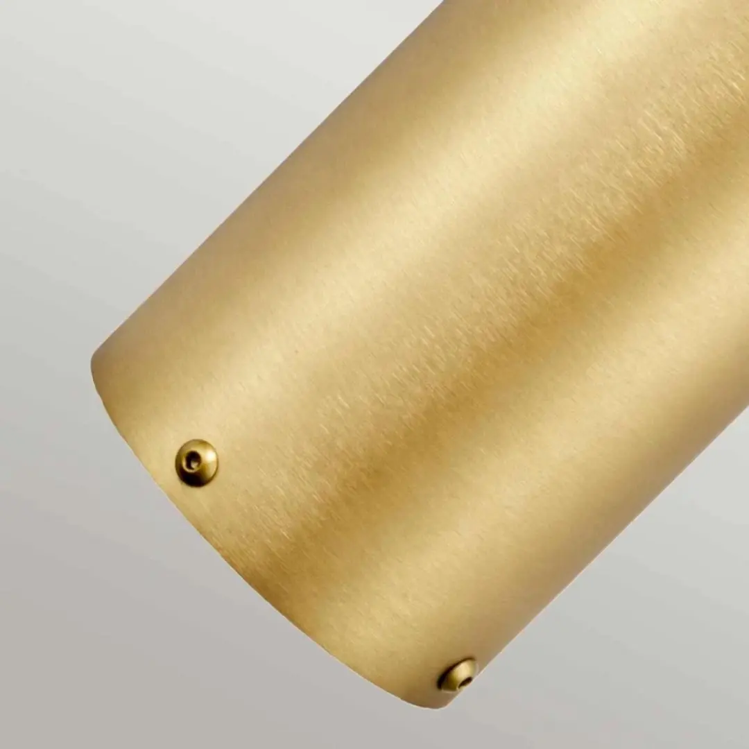 Elstead Lighting Newbrighton Mini LED Tuinpilaar - 40W - Brushed Brass