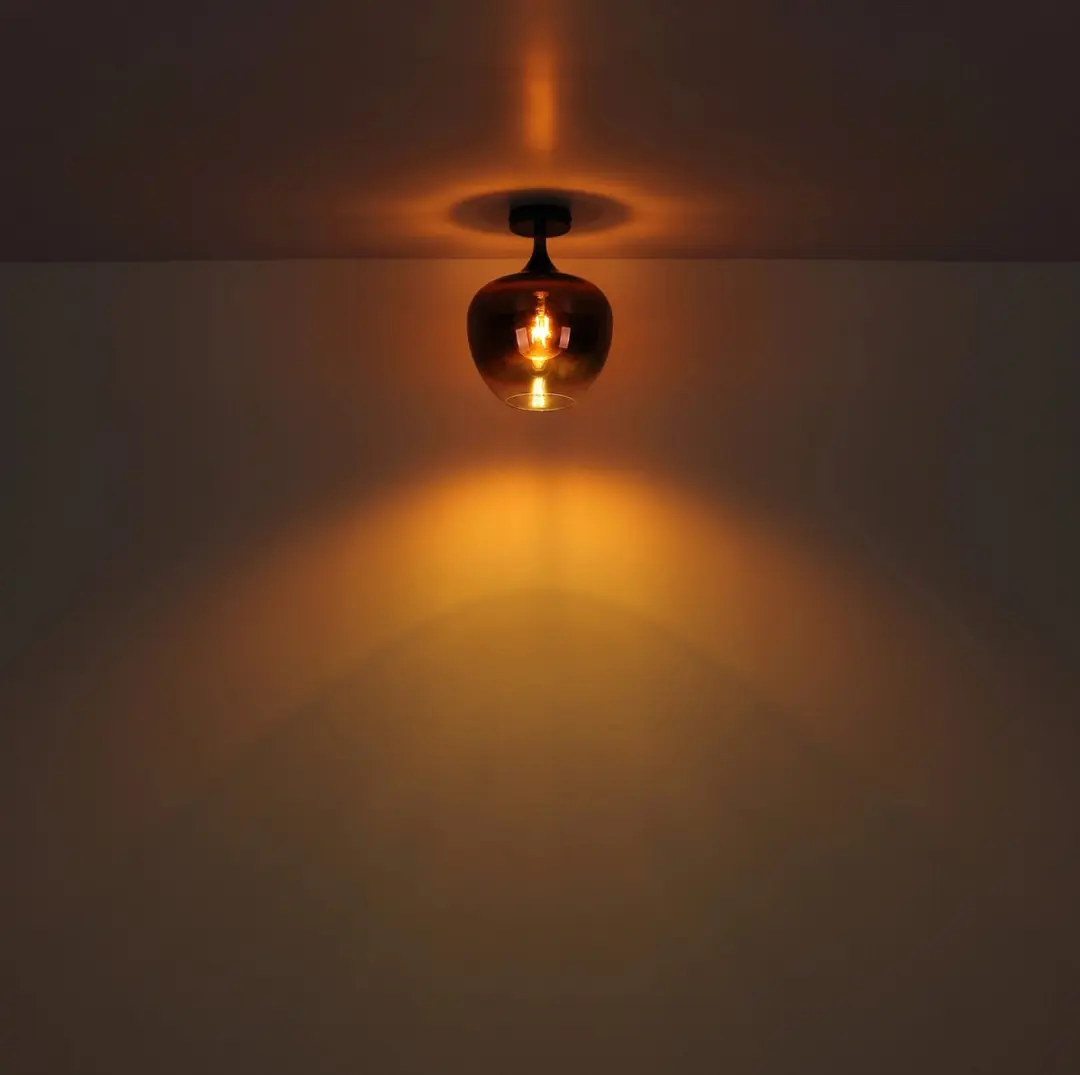 Globo Maxy Plafondlamp Ø24cm - Koper