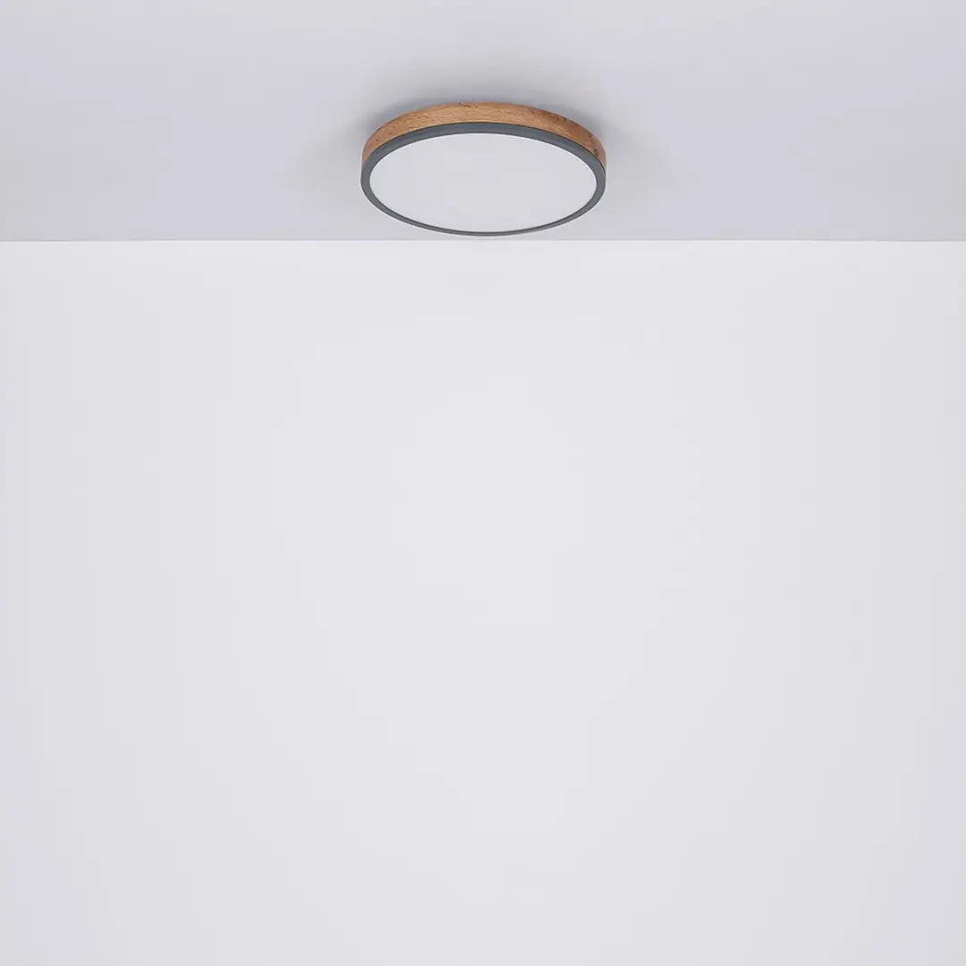 Globo LED Plafondlamp 40W 3500Lm - Houtlook Bruin