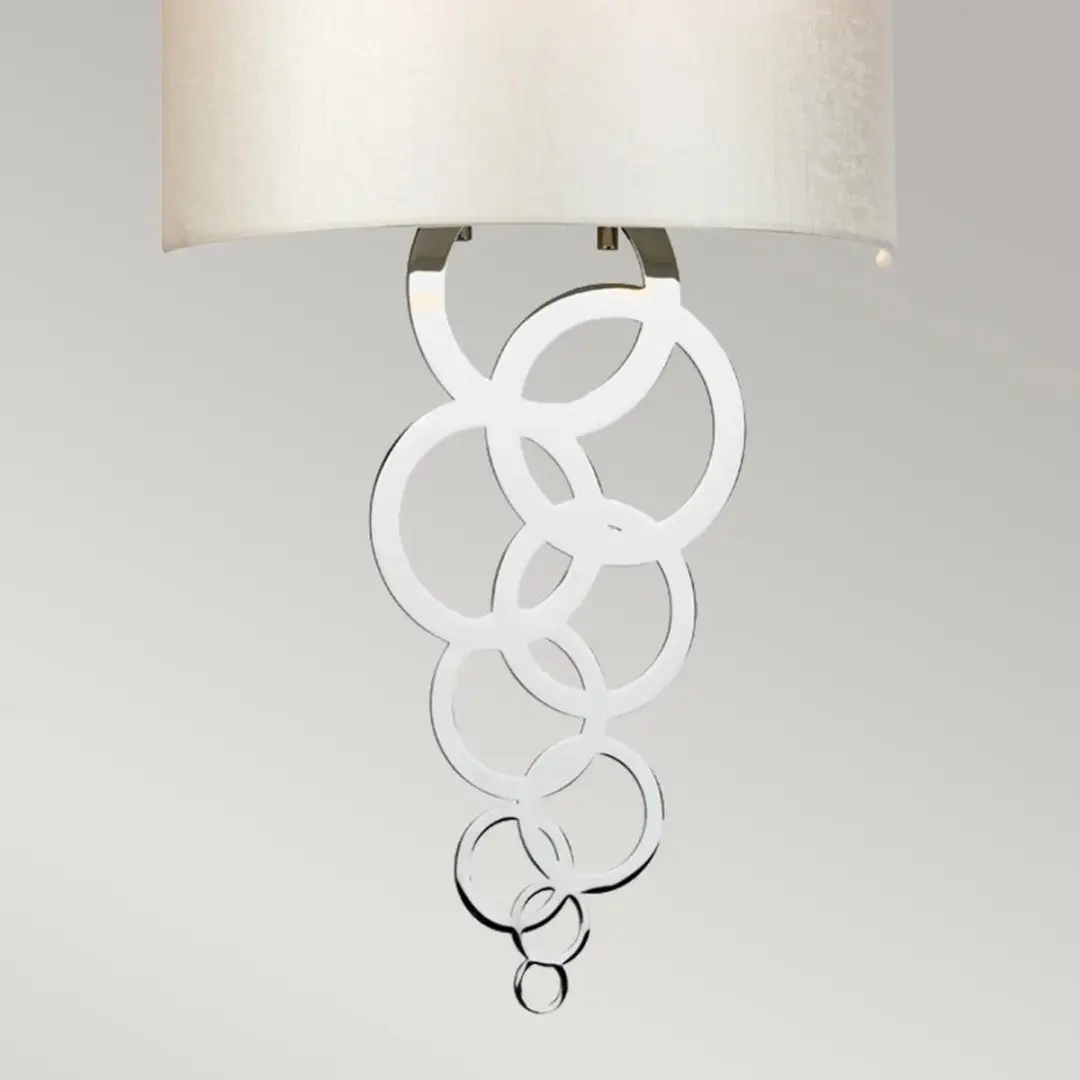 Elstead Curtis LED Wandlamp E27 60W - Polished Chrome