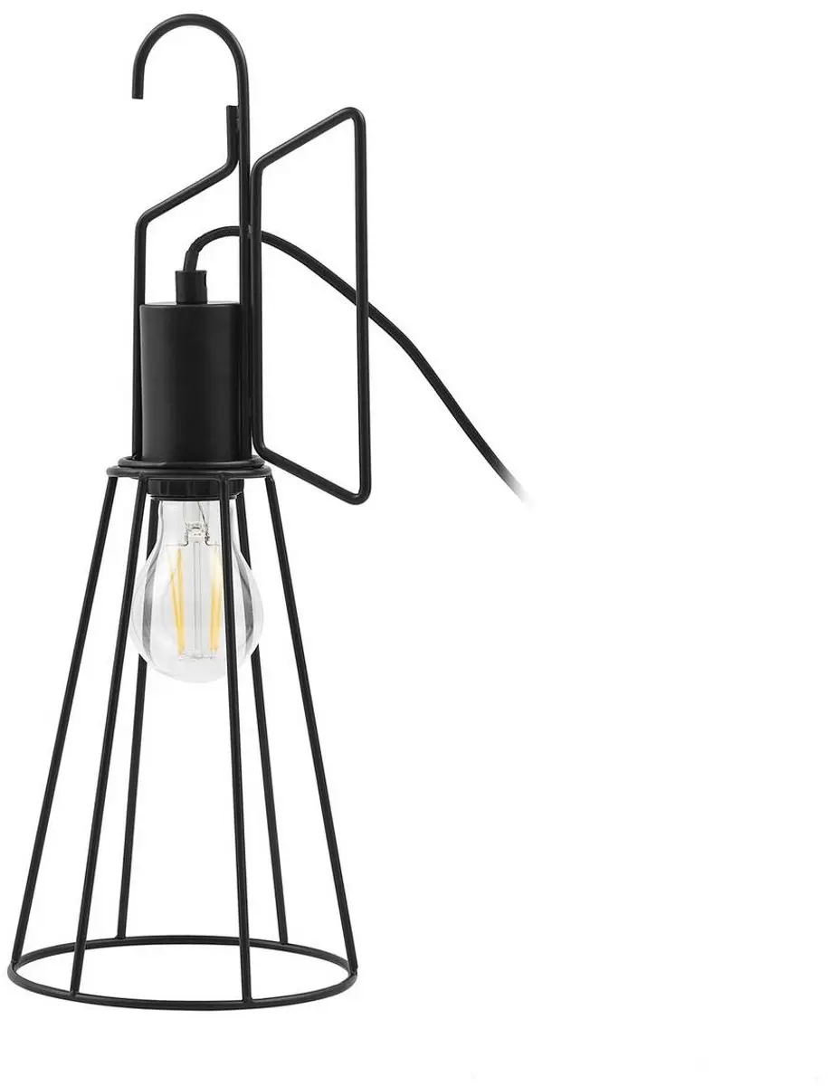 Lindby Tafellamp IJzer 42.6cm - 1 Lichtpunt - E27 - Zwart
