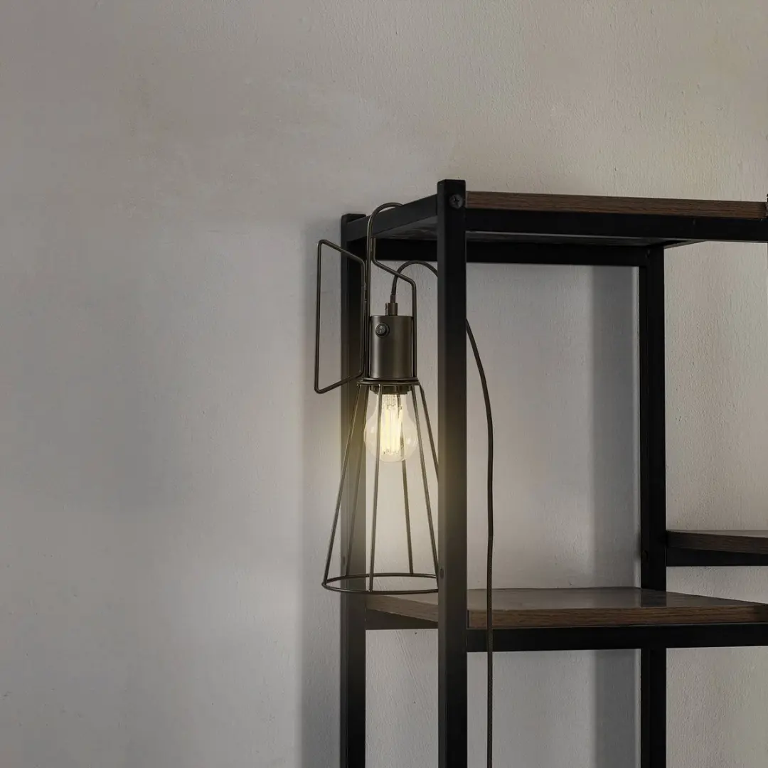 Lindby Tafellamp IJzer 42.6cm - 1 Lichtpunt - E27 - Zwart