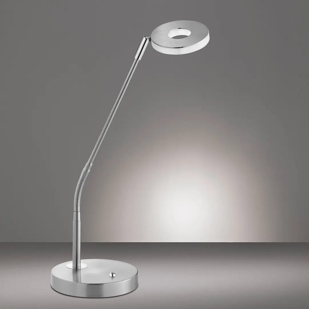 Fischer & Honsel Dent Bureaulamp 6W - Zilver