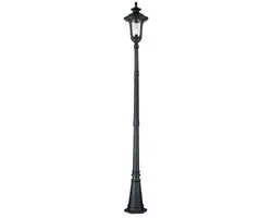 Elstead Lighting Chicago LED Tuinpilaar E27 60W - IP44 Textured Black