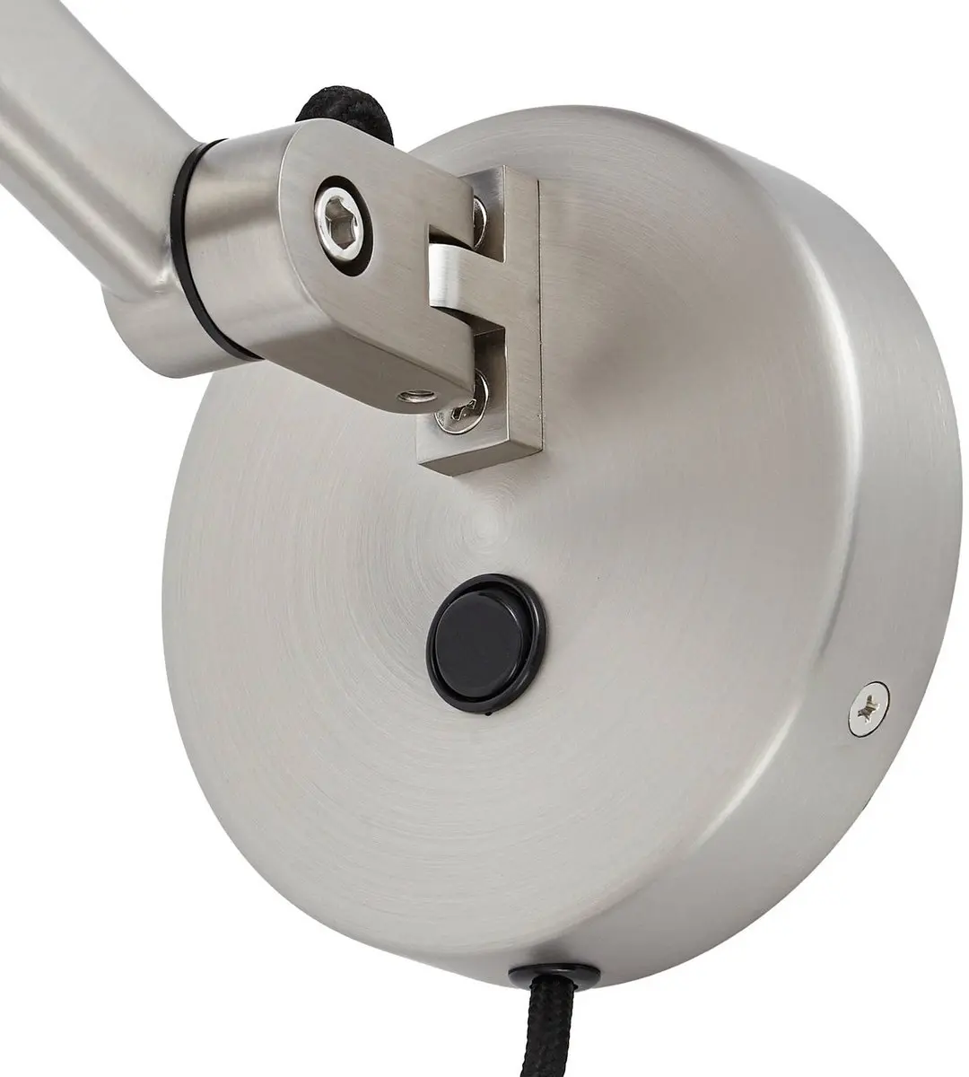 Lucande Wandlamp 1 Licht E27 Nikkel Satijn
