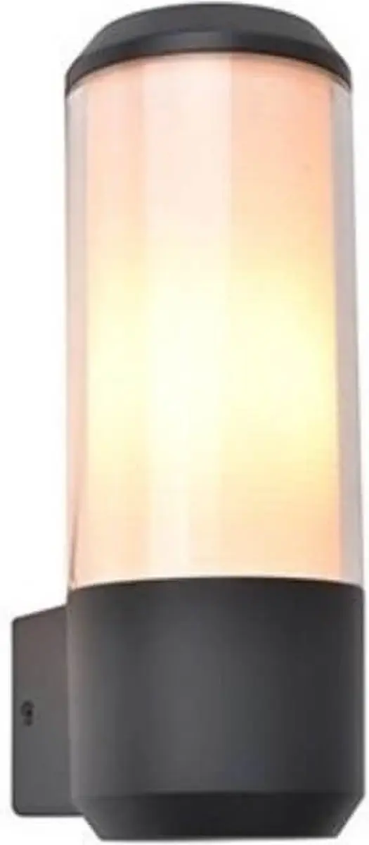 Lutec Heros Wandlamp E27 - Donkergrijs