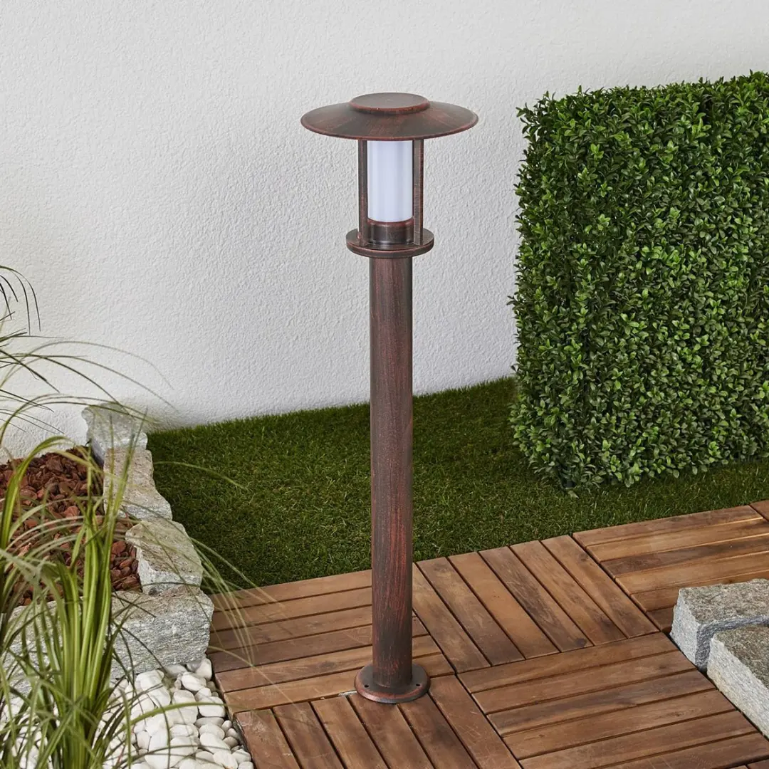 Lindby LED Buitenlamp 5W - 1 Licht - Roestbruin