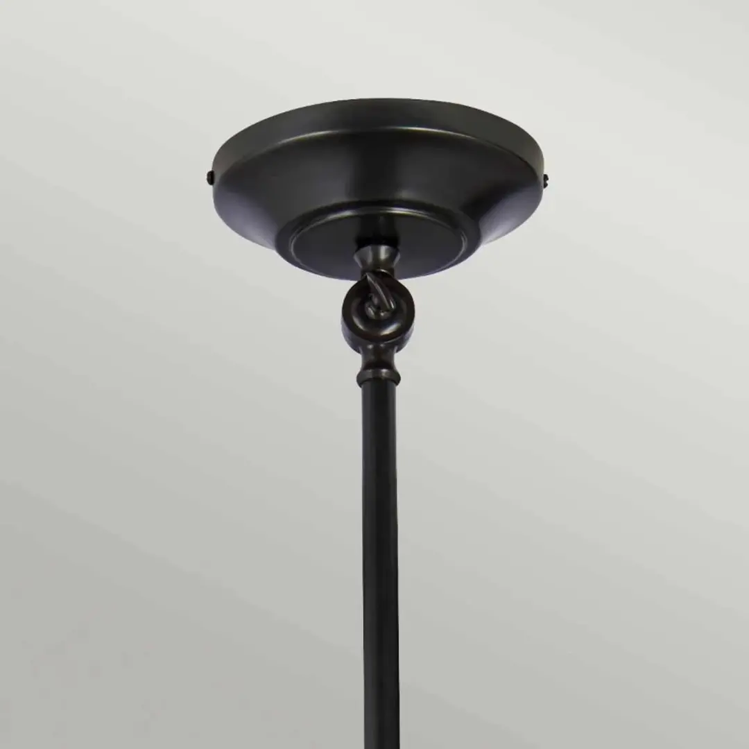Elstead Provence LED Hanglamp - Dimbaar - Old Bronze