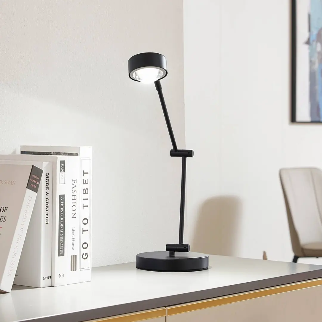 Lindby Bureaulamp GX53 11W - 36cm - Zwart mat