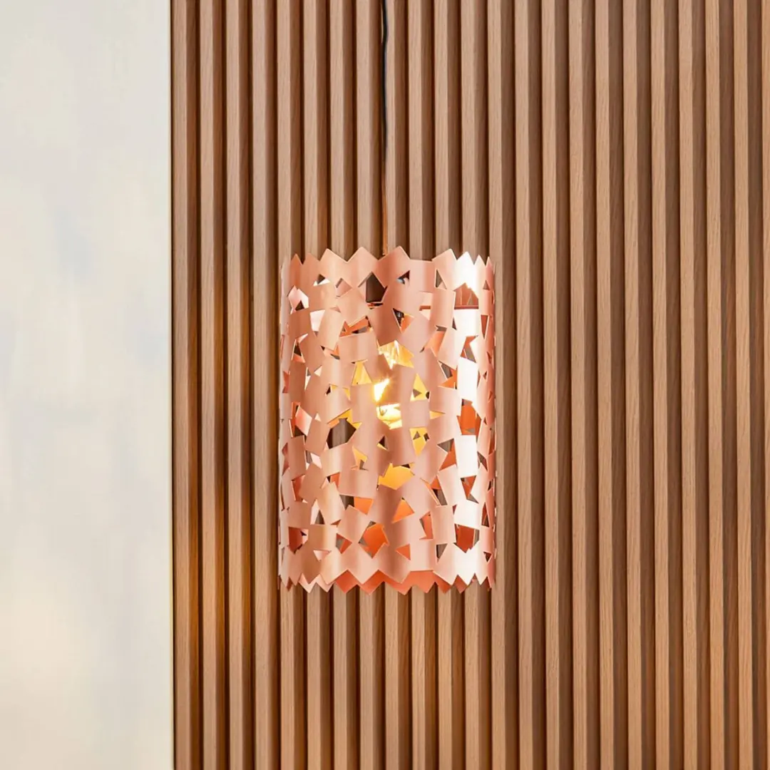 Lucande Hanglamp 1 Licht - Ø25cm - Koper