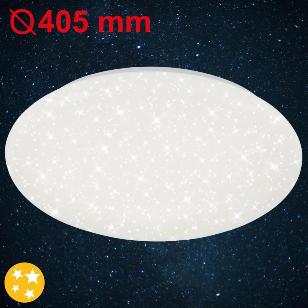 Briloner Vipe Plafondlamp LED 16W 1600 Lumen - Ø39cm Wit