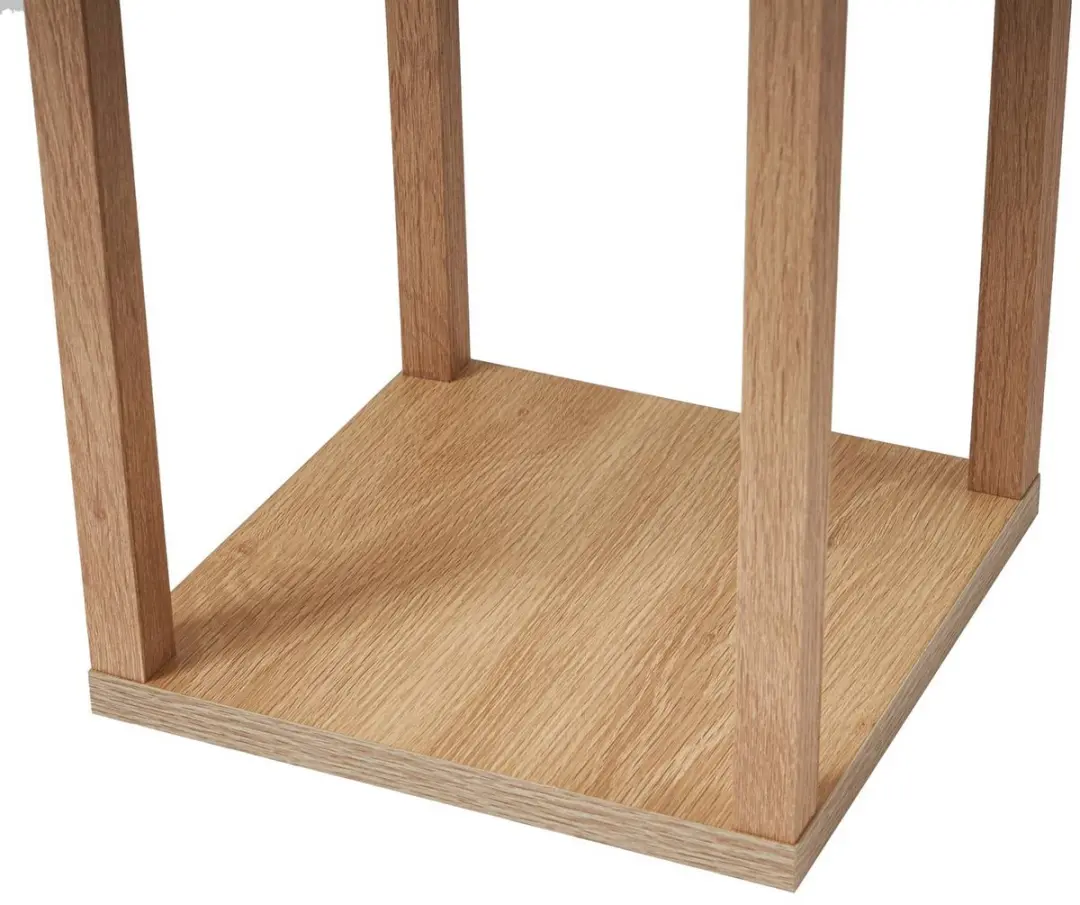 Lindby Vloerlamp Hout 1 Licht E27 - 159cm - Hout/Wit