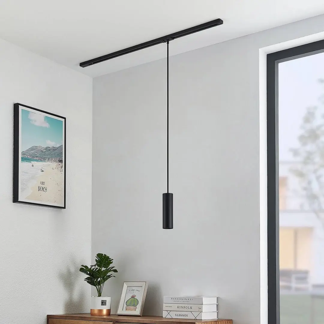 Lindby Railverlichting 1 Licht GU10 - Zwart