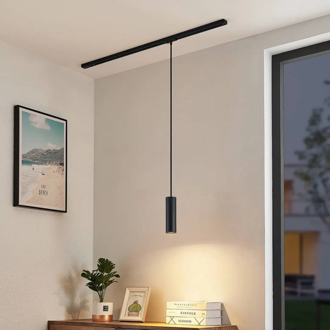 Lindby Railverlichting 1 Licht GU10 - Zwart