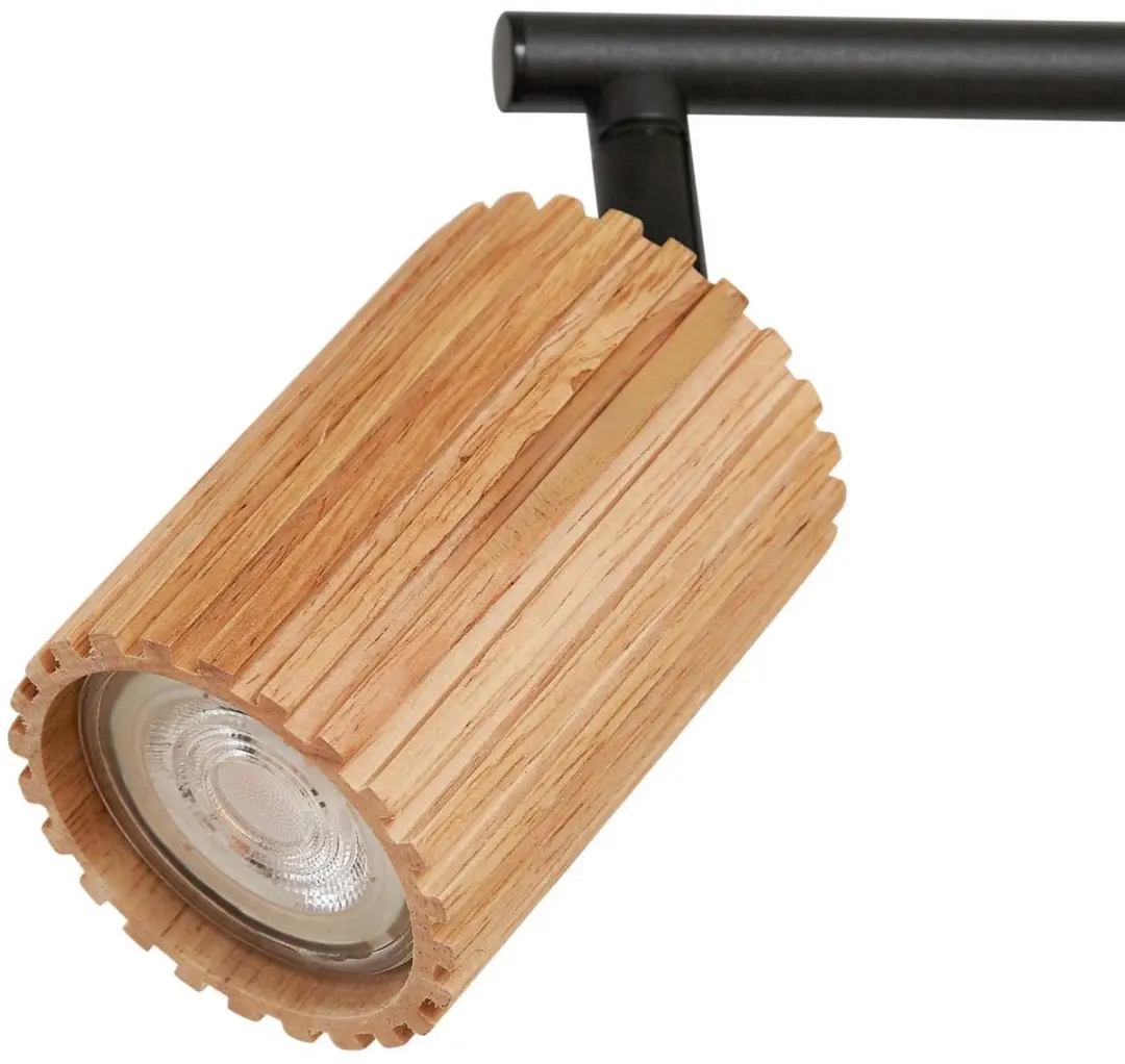 Lindby Buitenspot 4-lichts GU10 Houtkleurig/Zwart