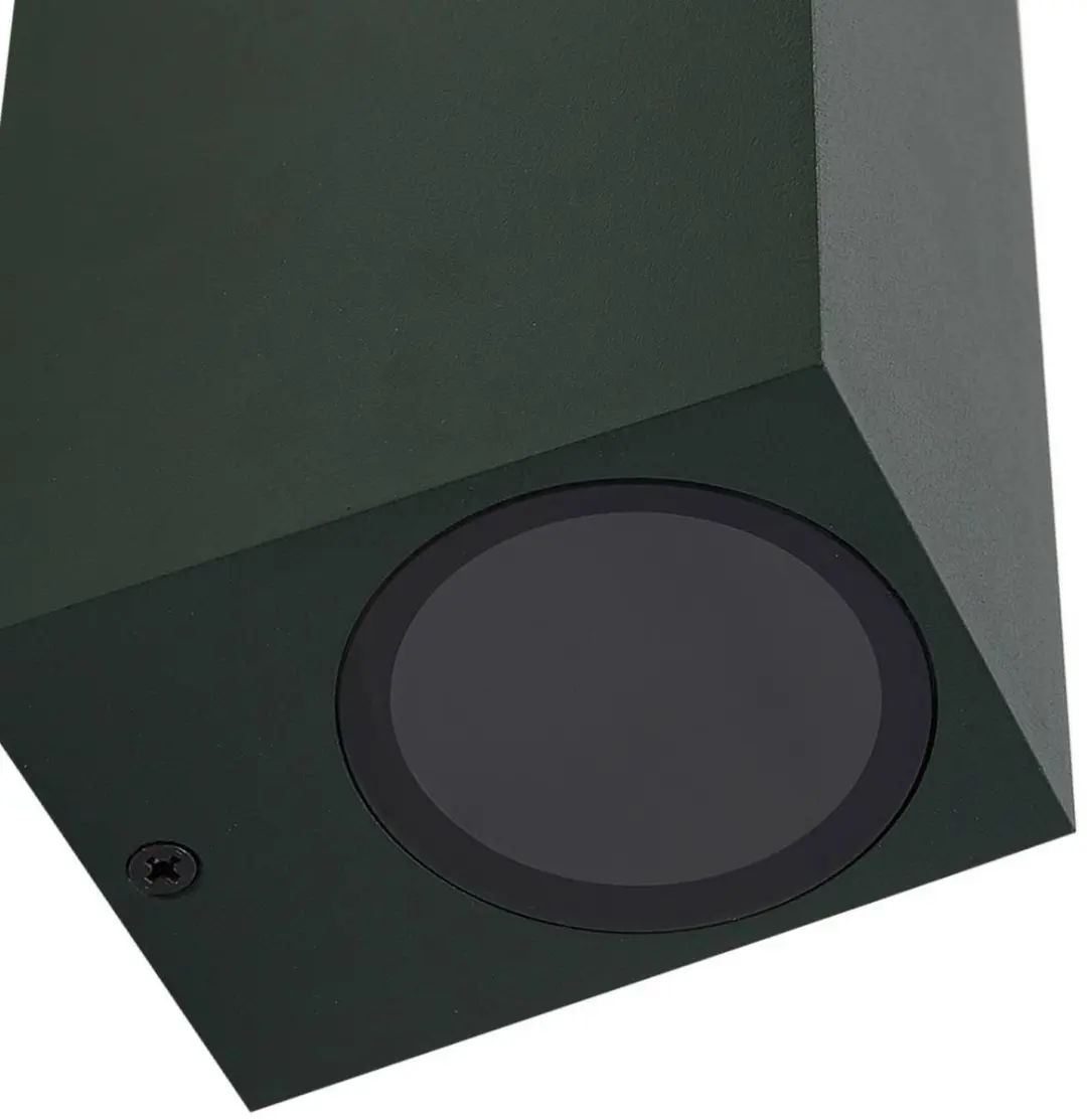 Lindby Wandlamp Buiten 2x GU10 - 15cm - Donkergroen