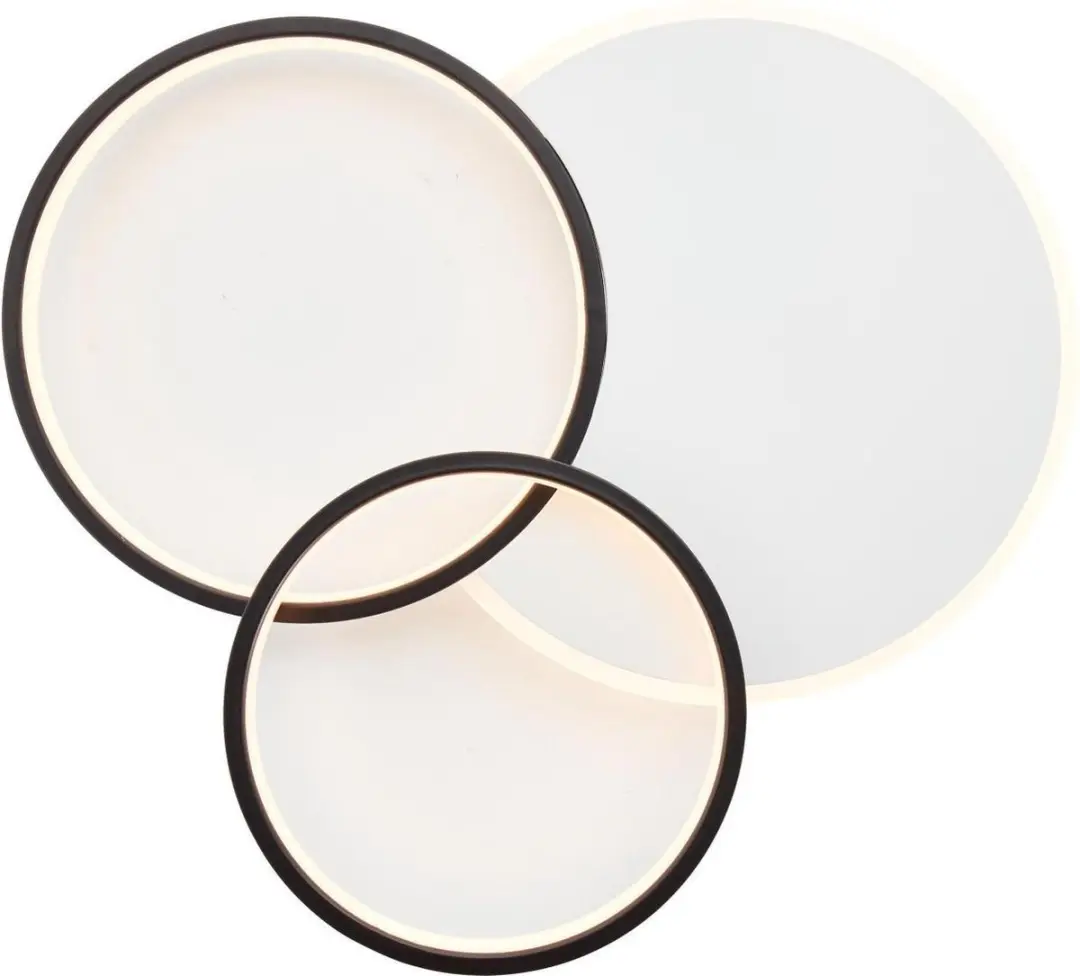 Brilliant Davinson Plafondlamp LED 32W 3000K - Wit/Zwart