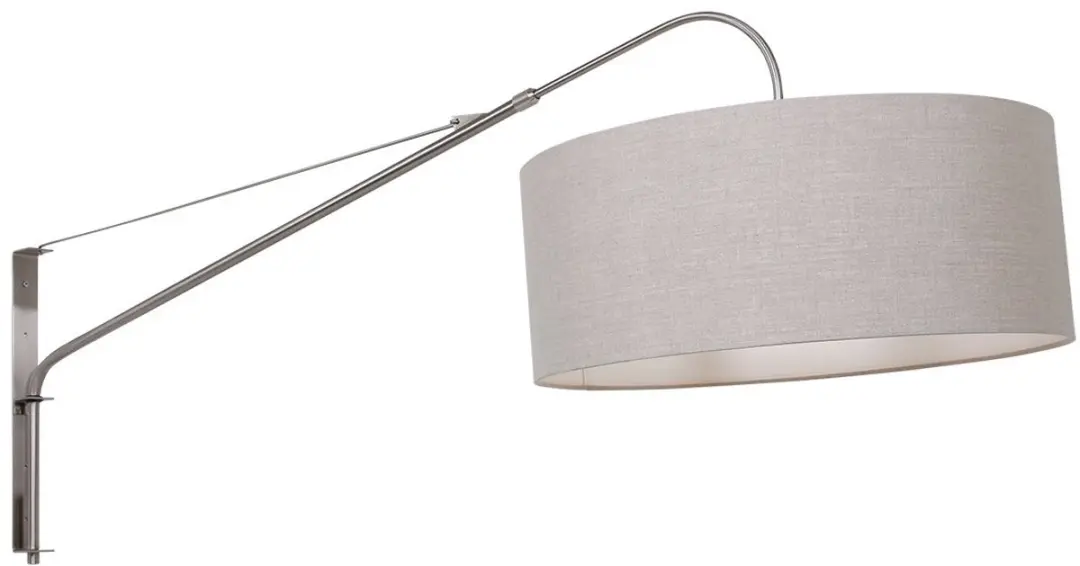 Steinhauer Wandlamp 9329ST - Zilver - Diameter 50cm