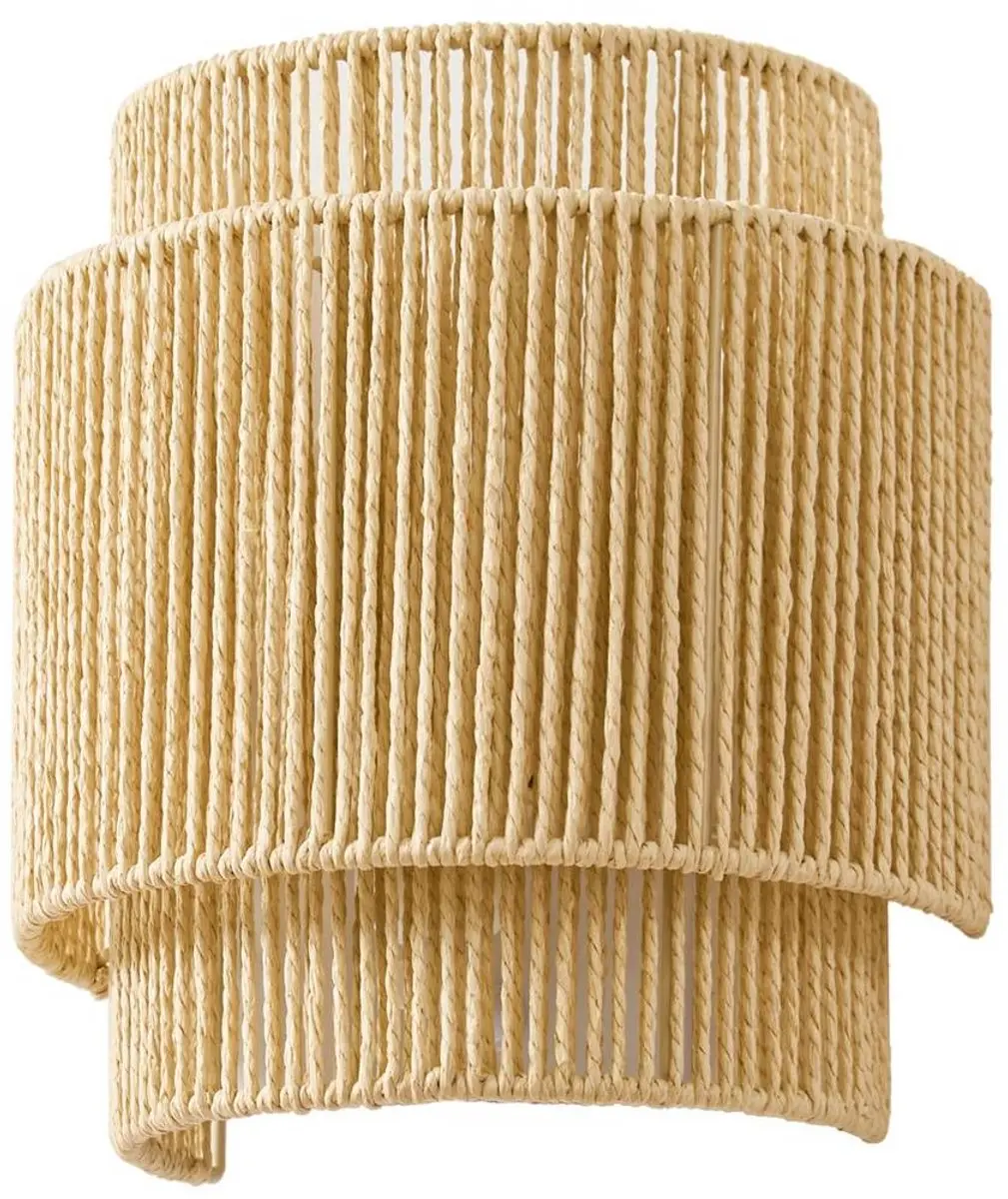 Lindby Wandlamp Papier Metaal 1 Licht - E27 - Beige