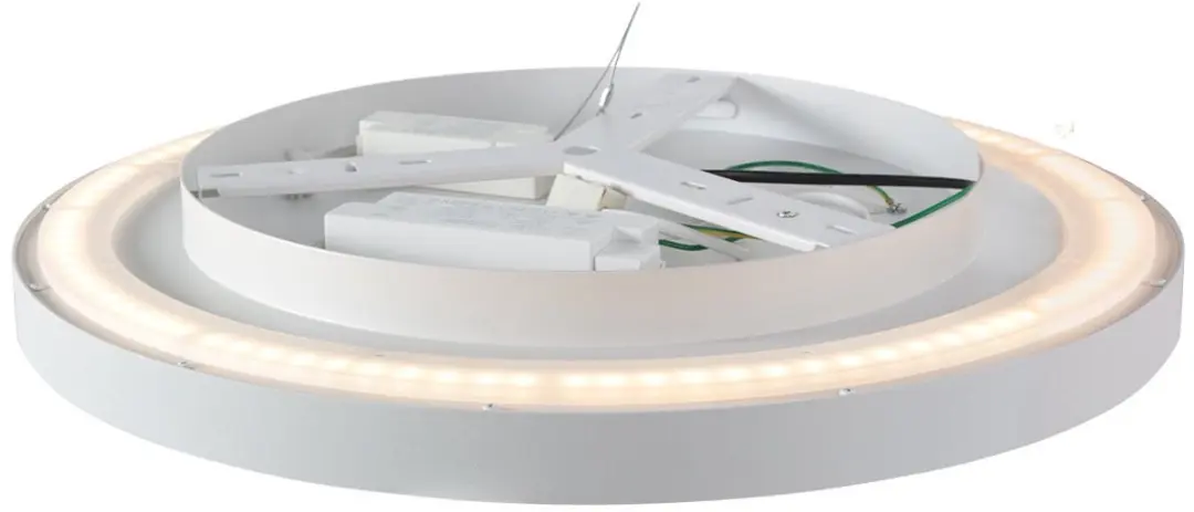 Steinhauer Flady 3686W Plafondlamp - 2x48W - Ø50cm - 4600 Lumen - Wit
