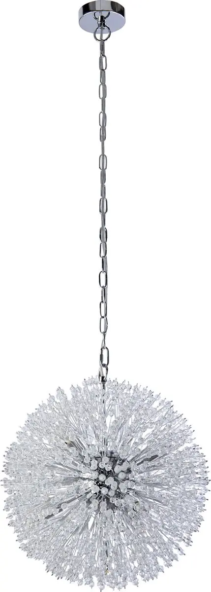 Searchlight Sunburst Kroonluchter 7 Lichts - 40cm Chroom