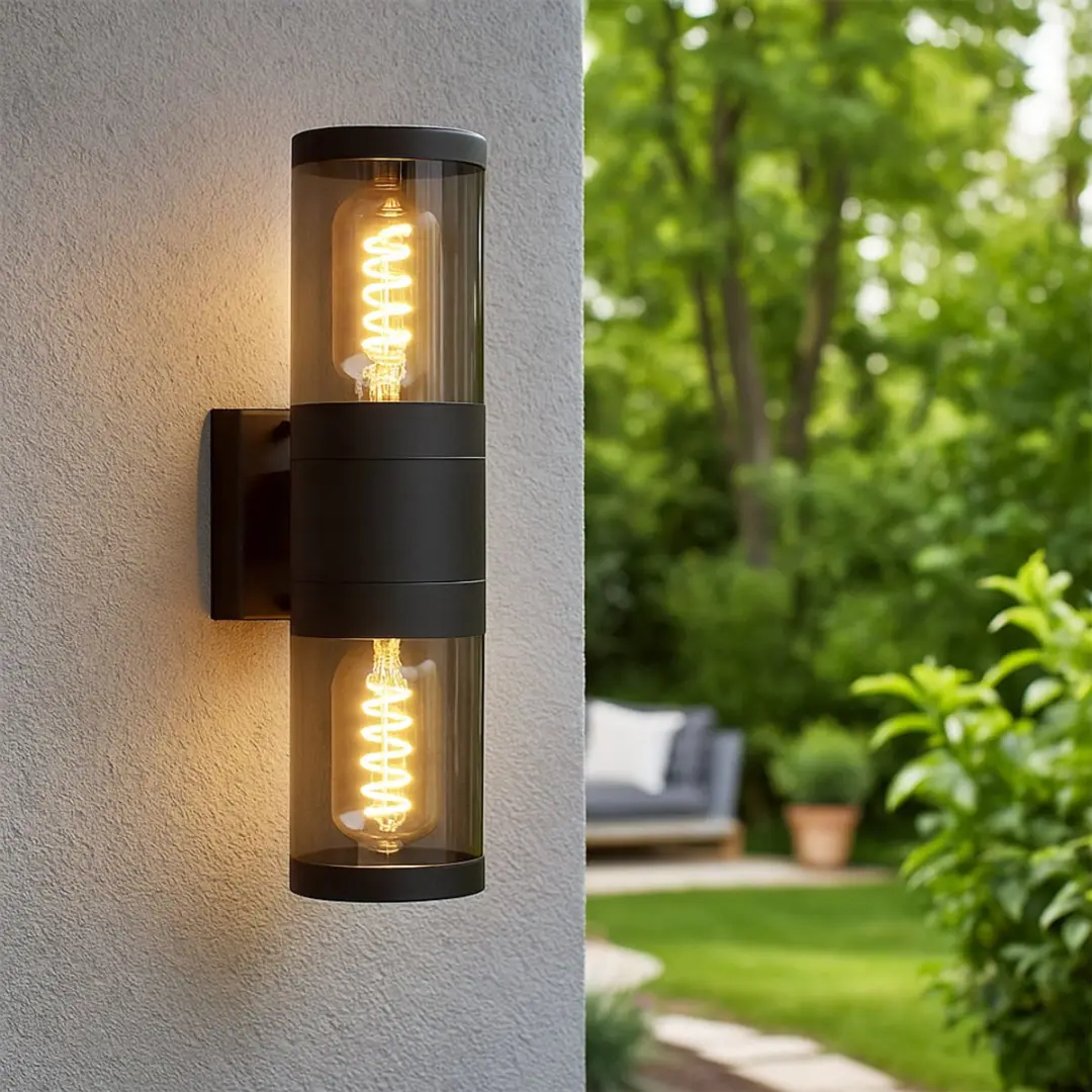 Globo Xeloo Wandlamp 2-punts - Zwart