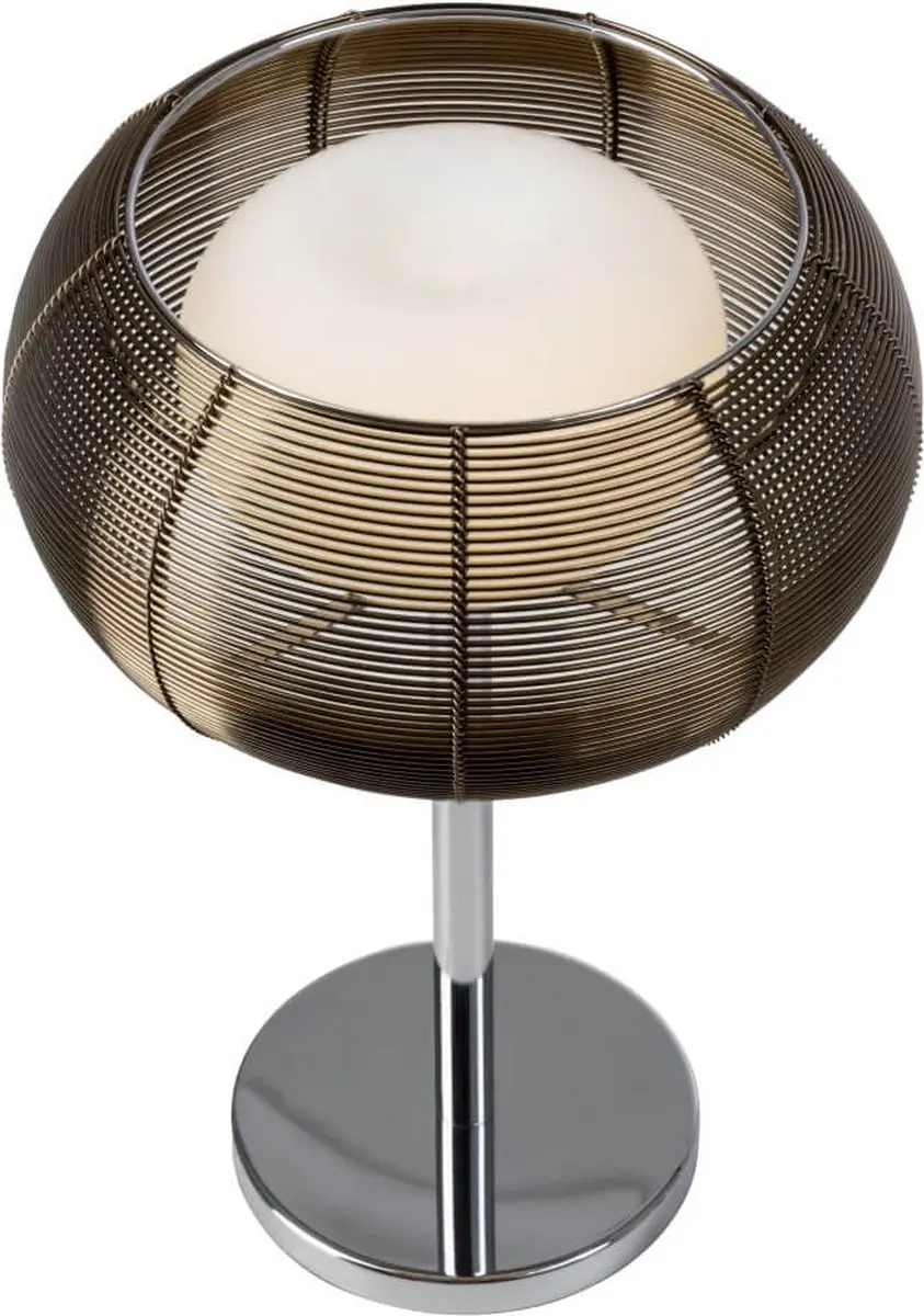 Brilliant RELAX Tafellamp Brons/Chroom - Ø26cm