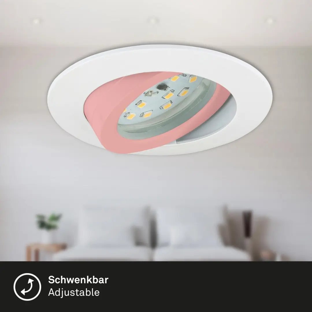 Briloner ATTACH DIM Inbouwspots 3x5,5W - Ø82mm - Zwart