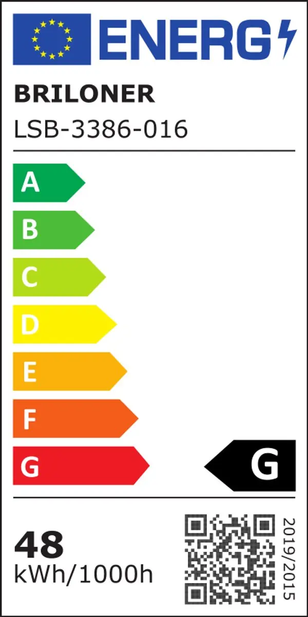 Briloner Style Plafonnière - 48W LED - Ø60cm - Wit