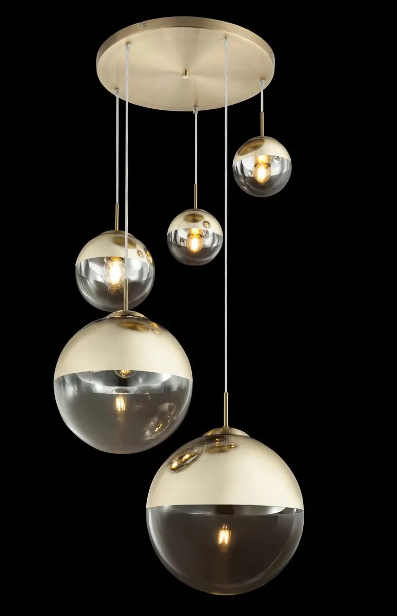 Globo Varus Hanglamp - Goud - Ø65cm - E27
