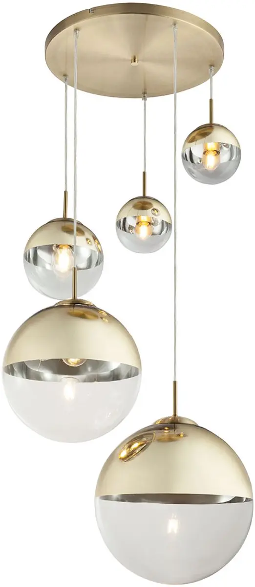 Globo Varus Hanglamp - Goud - Ø65cm - E27