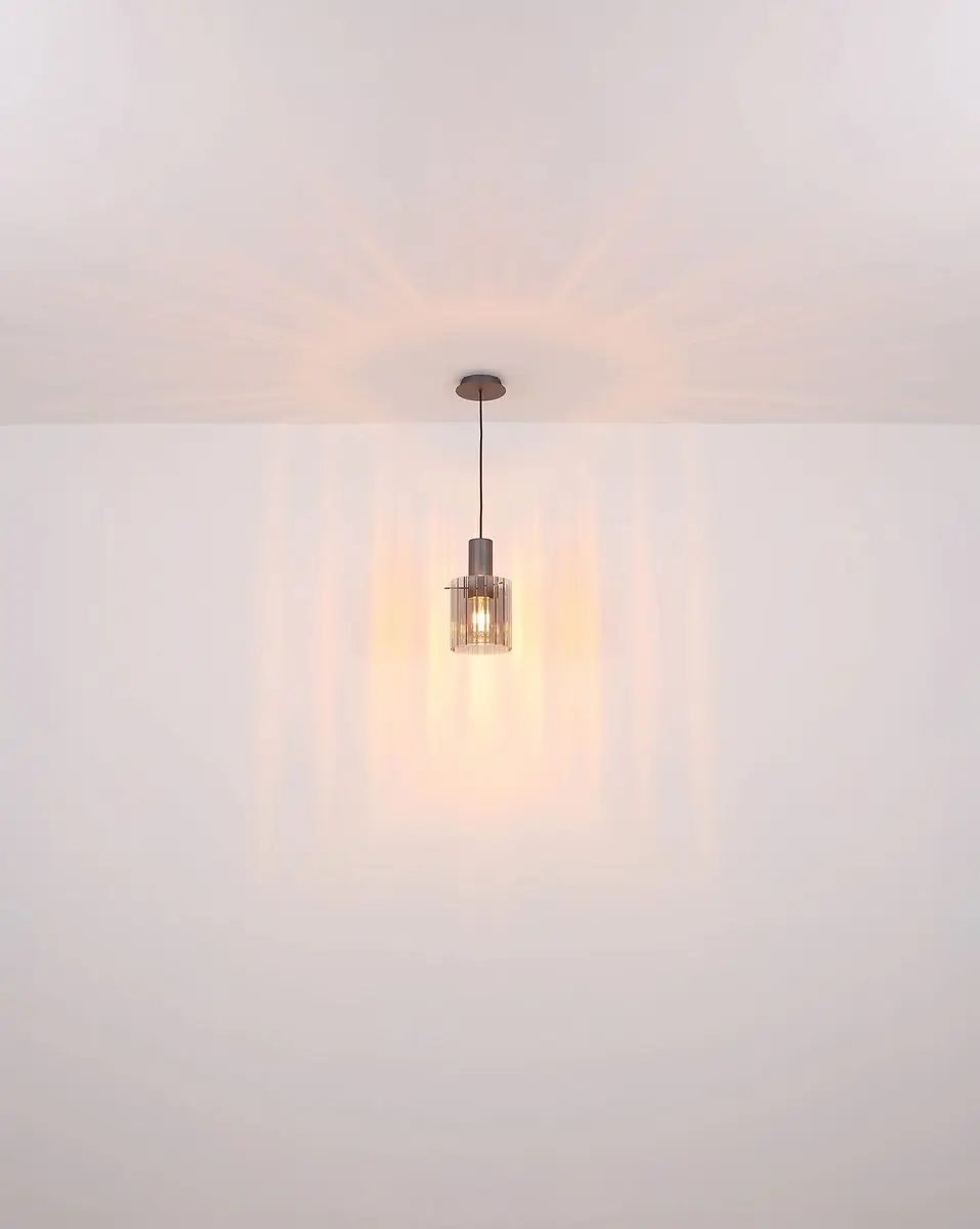 Globo Tulivar Hanglamp - Ø18cm - E27 - Zwart