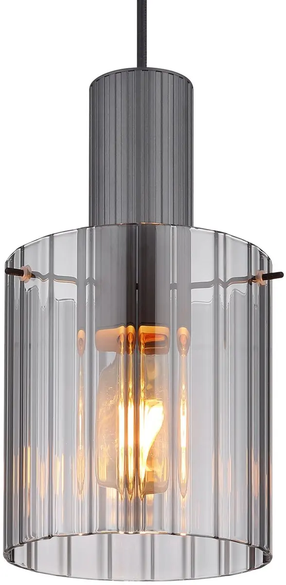 Globo Tulivar Hanglamp - Ø18cm - E27 - Zwart