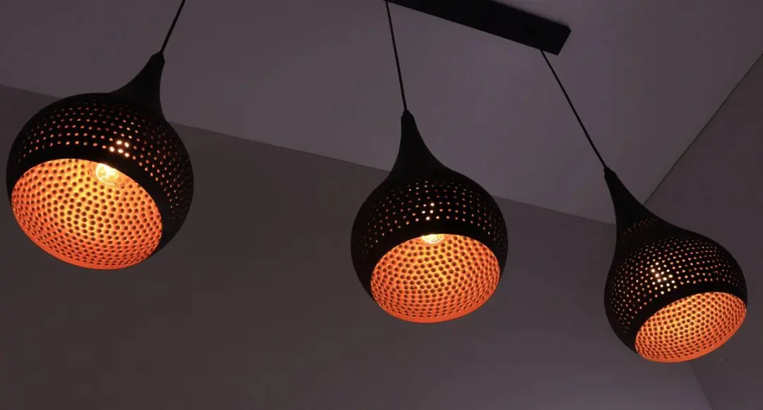 Freelight Bruciato Hanglamp 4x E27 - 120cm - Bruin/Zwart