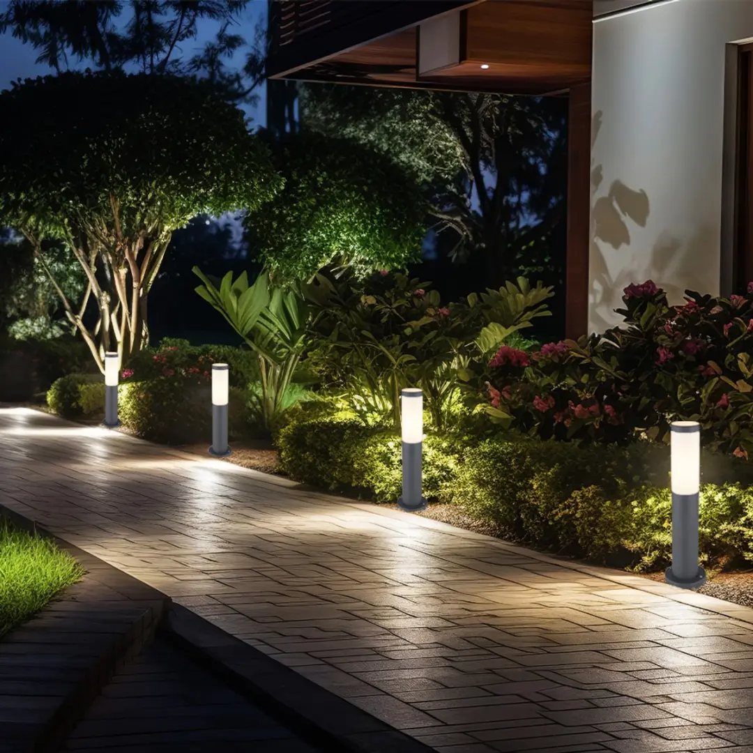 Globo Staande Tuinlamp E27 - Antraciet - 3 Stuks