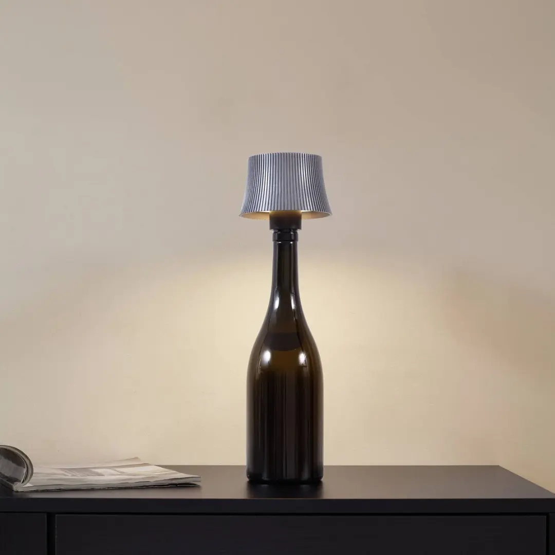 Lindby Terraslamp Rookgrijs - 1 Lichtpunt - 11.3cm - Dimbaar