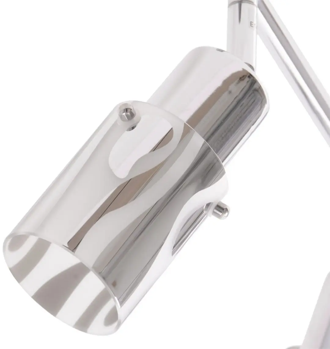 Briloner Plafondspot Strip 4x E14 - 69x12.5cm - Zilver