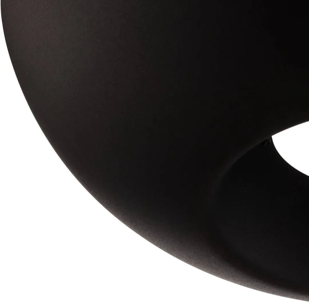 Lucande Plafondlamp Design 1 Licht E27 - 48cm - Zwart