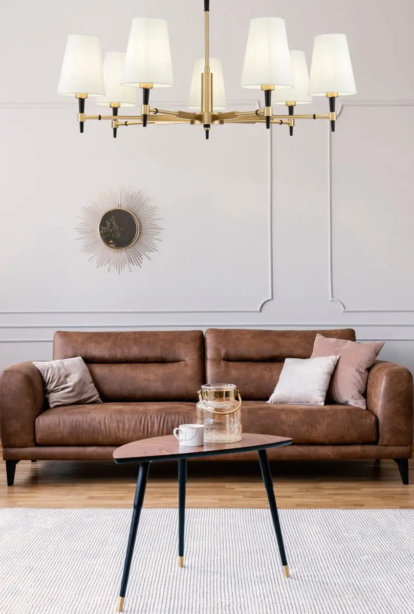 Maytoni Zaragoza Kroonluchter - 7 Lichtpunten Ø88cm - Goud