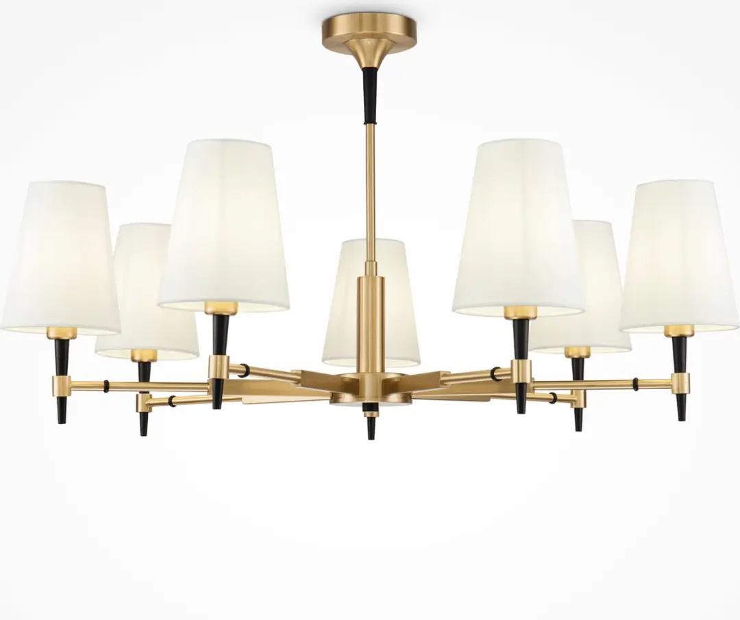 Maytoni Zaragoza Kroonluchter - 7 Lichtpunten Ø88cm - Goud