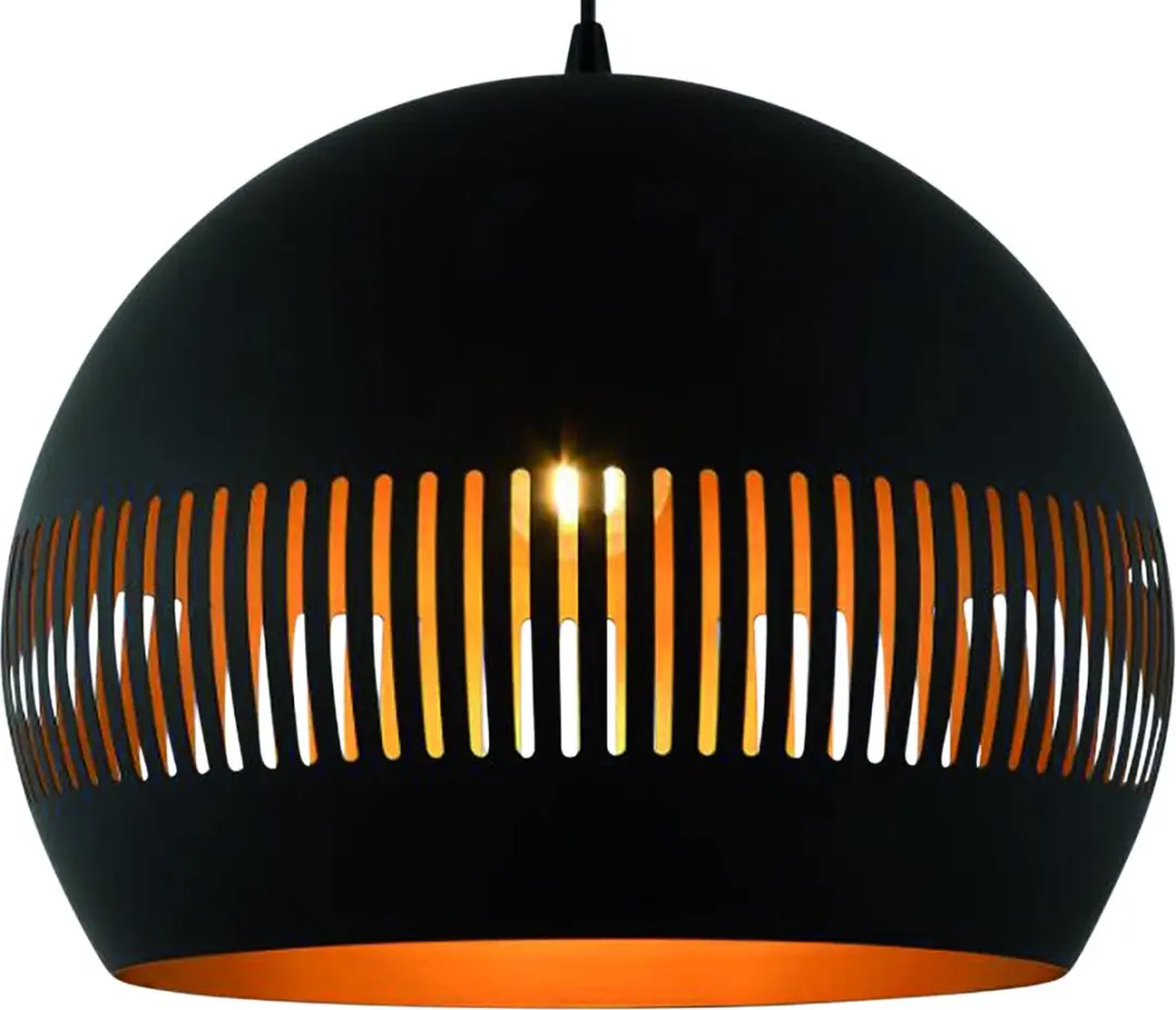 Freelight Hanglamp Globo Zwart & Goud Ø40cm