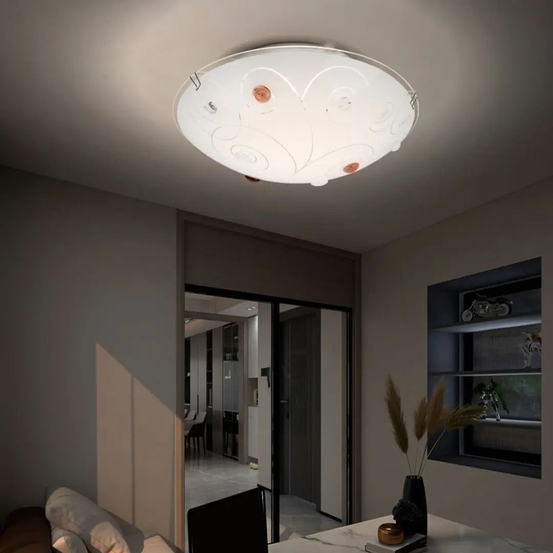 Globo Plafondlamp 1-vlam 8W 640lm - Wit 3000K