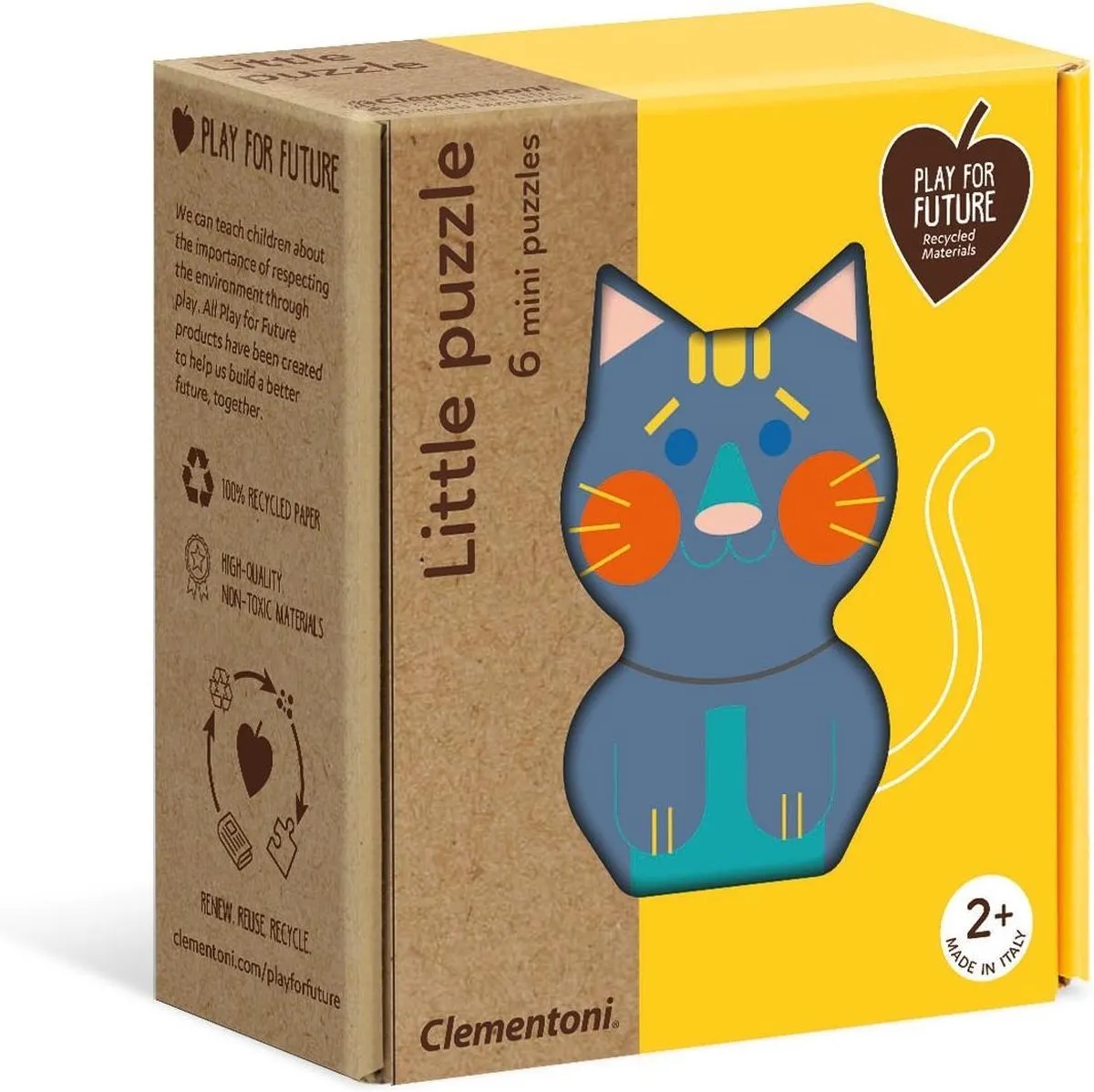 Clementoni Legpuzzel Mini Dieren 6-delig 16161 - 6 Stuks