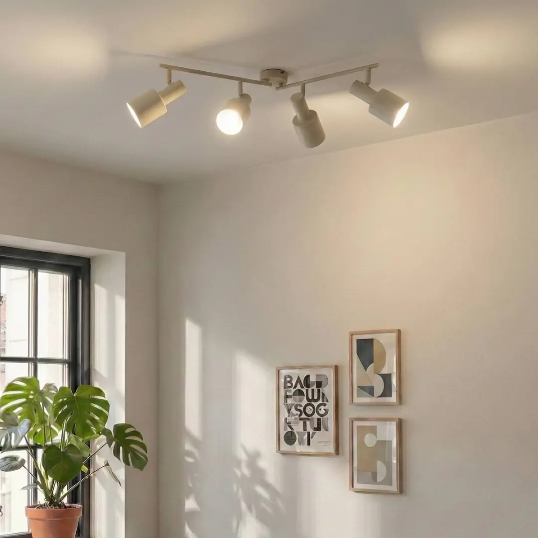 Lindby Buitenspot 4-Licht IJzer E27