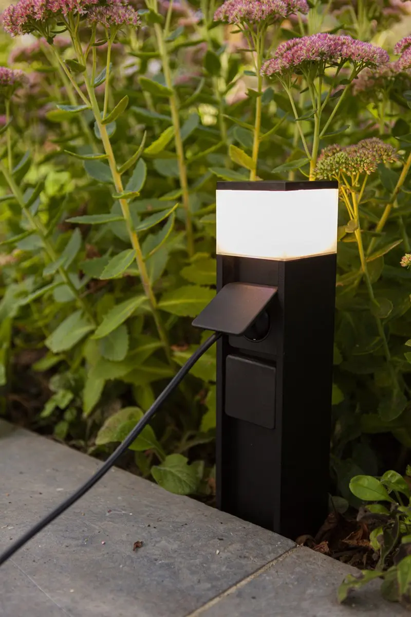 Lutec Connect MAINS LED Sokkellamp 11W - Zwart - afbeelding 6 van 6