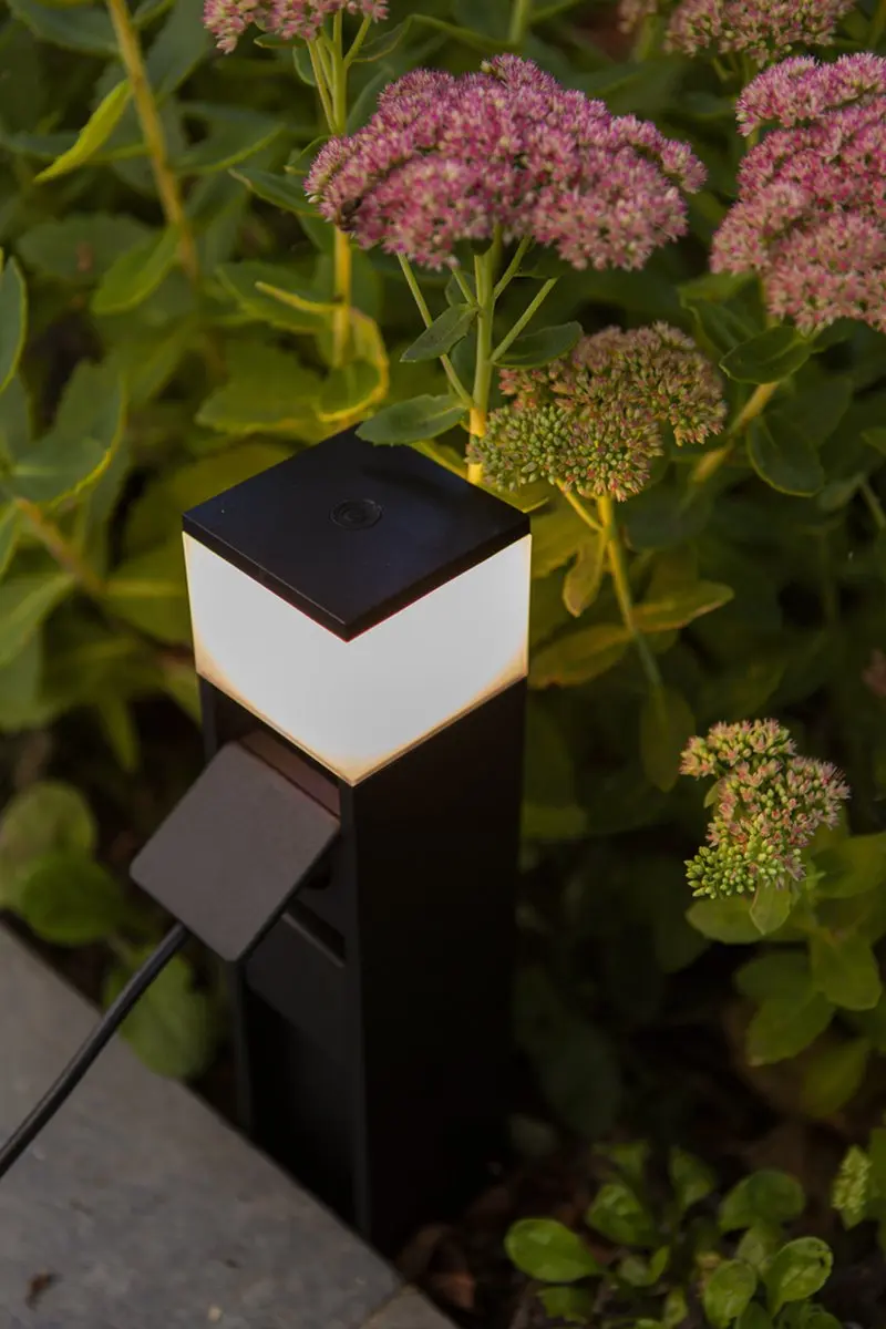 Lutec Connect MAINS LED Sokkellamp 11W - Zwart